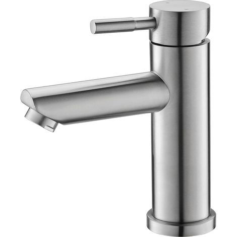 Mitigeur Lavabo Infrarouge Gricol, Robinet Cuisine Automatique, Salle Bain Électrique, Évier Sans Contact, Capteur Mural, Acier Inoxydable, Douchette (1/5)