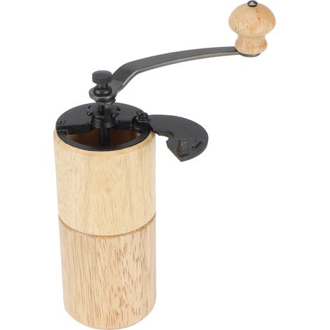 Handkaffeemühle aus Holz, tragbar, Kaffeezubehör, Küchenhelfer, helle Farbe (1/5)