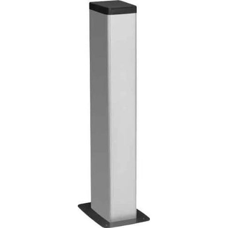 battiscopa elettrico Hager dap280650eln alluminio doppia faccia 650 mm