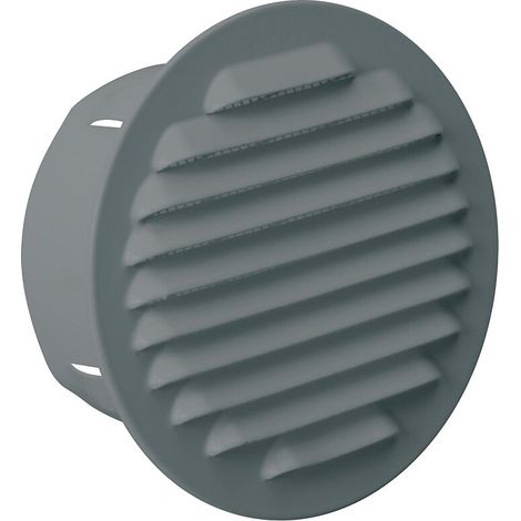 Grille de ventilation extérieure à encastrer Ø 120 mm - finition brut