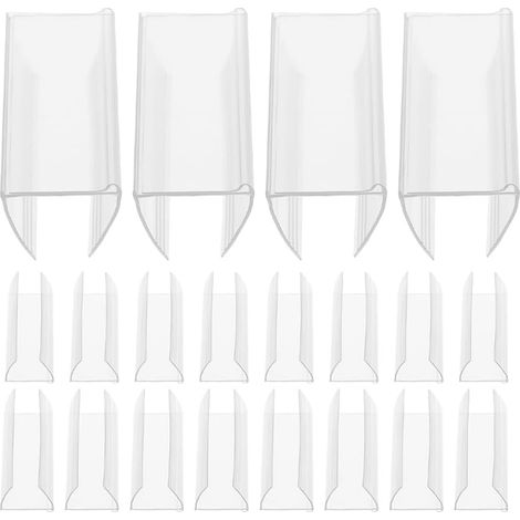 Angoily Supports pour étiquettes de prix en PVC blanc conçu