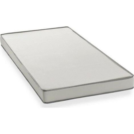 Les Tendances – Matelas mémoire de forme 90 x 190 cm – Confort ferme 10 cm – 5 zones de confort – Coutil 100% polyester – Fabrication européenne (1/7)