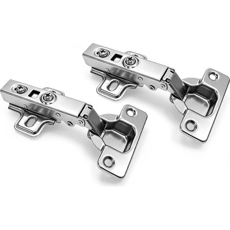Lot de 2 charnières pour portes d'armoire, angle d'ouverture de 105 degrés (1/5)