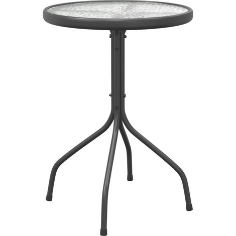 Maison Exclusive - Gartentisch Ø50x71 cm Stahl Anthrazit