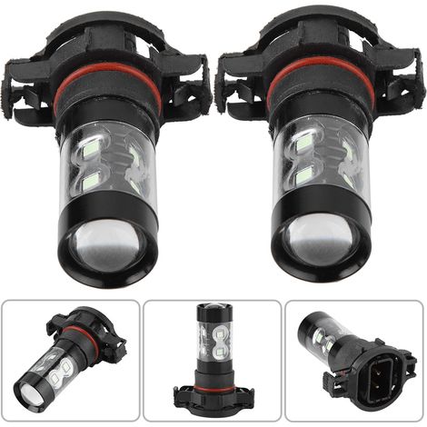 2 H16 5202 8000K Gletscherblau 100W 20 LED Scheinwerfer-Set für Fernlicht, Nebelscheinwerfer und Autolichter (1/5)