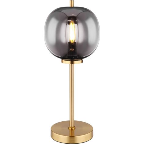 Globo - lámpara de mesa - Blacky I - latón negro - vidrio metal (1/5)