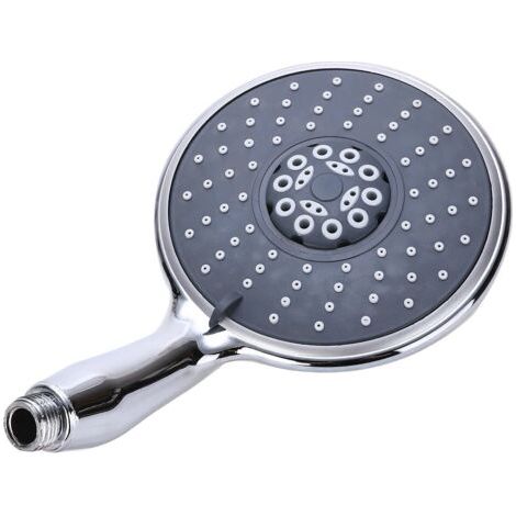 Pomme de douche en chrome, outil économisant l'eau pour la salle de bain, 3 nouveaux modes réglables (1/5)