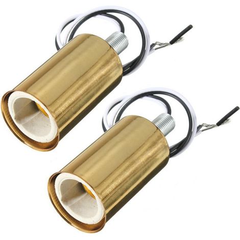 2X E14 Douille de Lampe de Douille de Lampe Socket Adapter Plafonnier Holder Support Quantite: 1X