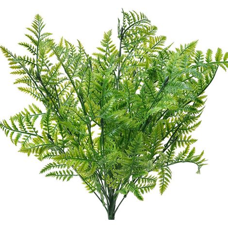 Plante artificielle verte en plastique aspect naturel pour bouquet et vase 56 cm - PANGIVO