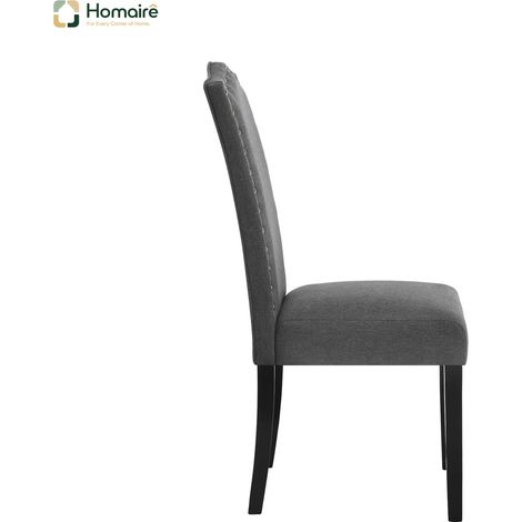 Grauer Gartenstuhl aus Holz 48,5 x 43 x 102 cm HOMAIRE (1/5)