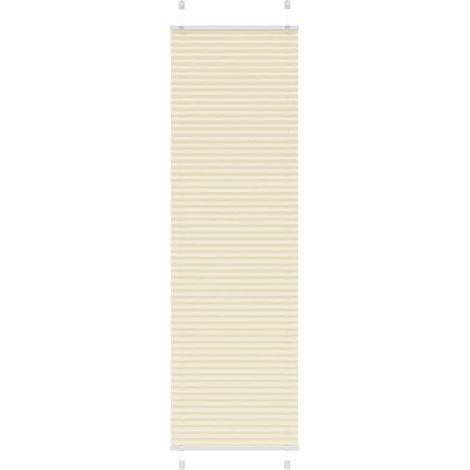 Plissee Creme 55x200 cm Stoffbreite 54,4 cm Polyester