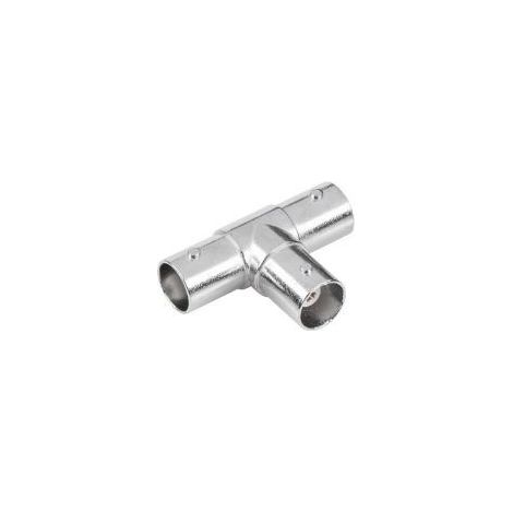 Adaptador BNC en T de 3 tomas