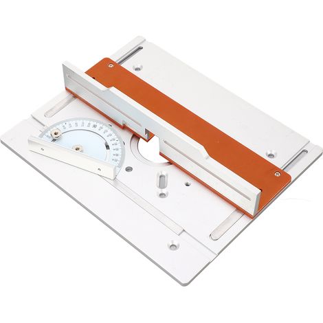 Einlegeplatte für Frästisch, multifunktionaler Schneidetisch aus Aluminiumlegierung für die Holzbearbeitung. (1/5)