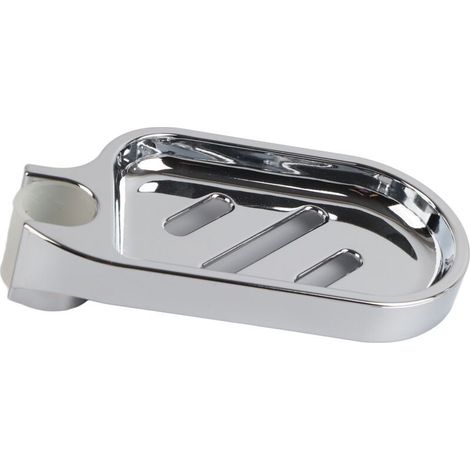 SJLERST Porte-savon ABS réglable sur barre de douche, gadget pratique pour salle de bain (1/5)