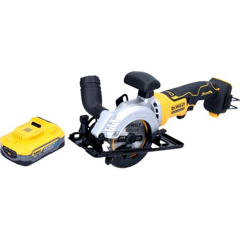 Sierra circular sin cable DeWalt DCS 571 N 18 V 115 mm sin escobillas + 1x batería Powerstack 5,0 Ah - sin cargador (1/5)
