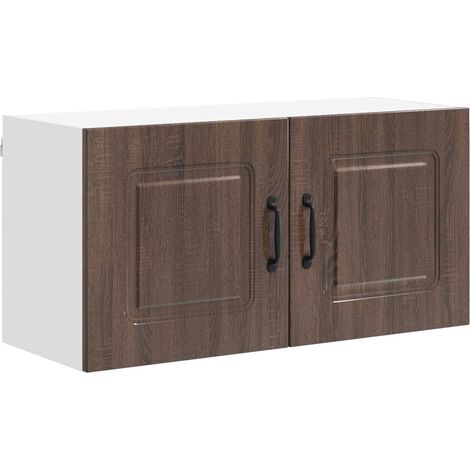 Maison Exclusive - Panel de lavaplatos Kalmar Roble Marrón 80 x 3