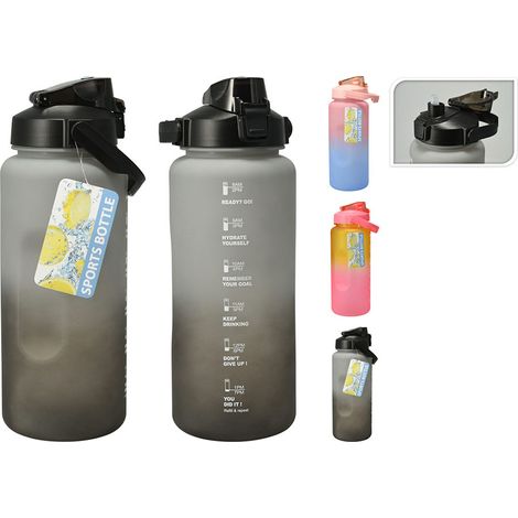 Wasserflasche, 200 ml Bunte Farben