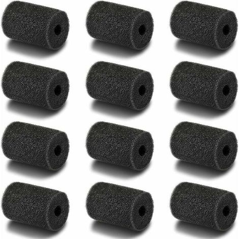 Schaumstoffbürste für Poolroboter – Außendurchmesser 4,3 cm – Innendurchmesser 1,4 cm – Länge 7,3 cm – 12er-Packung