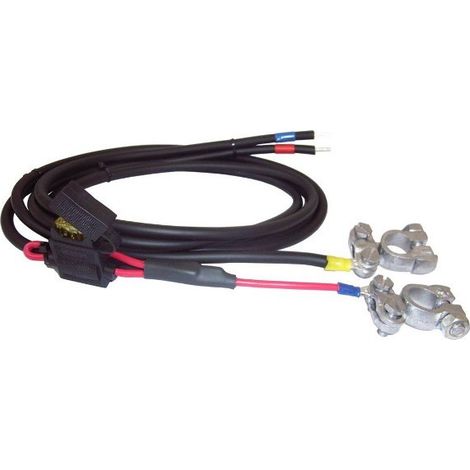 Câble batterie avec connexions et fusible intégré 1 x 15A