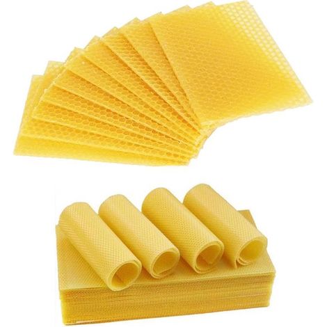 30 candele di cera d'api, portacandele in cera d'api, candele di cera d'api, portacandele, candele fatte in casa, produzione di candele, artigianato, candele di Natale (1/5)