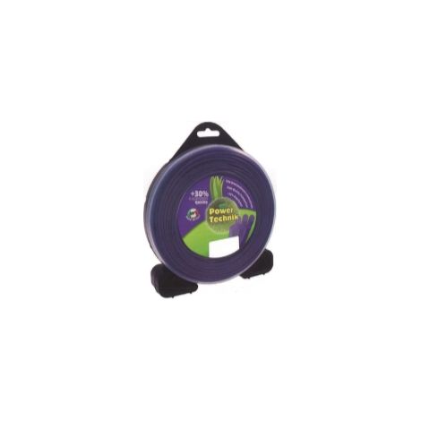 Alambre POWER TECHNIK desbrozadora violeta redondo diámetro 4,0 mm longitud 30 mt