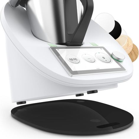 Siegvoll Gleitbrett für Thermomix TM6 TM5 - Acryl Schwarz Hochglanz (1/5)