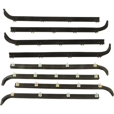 4 bandes de calfeutrage noires pour pare-brise avant F2TZ1521456A, imperméables et insonorisantes, compatibles Ford Bronco 1987-1996 (1/5)