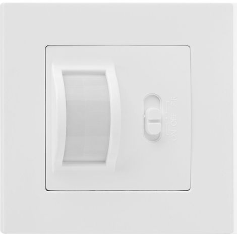 Détecteur de mouvement PIR infrarouge 110V-240V, interrupteur mural encastré pour ampoule et lampe, capteur de présence automatique (1/5)