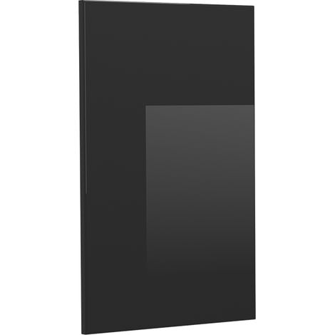 Frente de cocina R-Line, Negro brillo intenso, 39.6 x 59 cm frente de mueble para armario mural, Vicco (1/5)