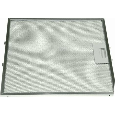 Filtre à graisse 320x320 pour hotte de cuisine, dimensions 320 x 320 mm, compatible avec les hottes de référence 50268967002, pièce de remplacement pour hotte aspirante (1/4)