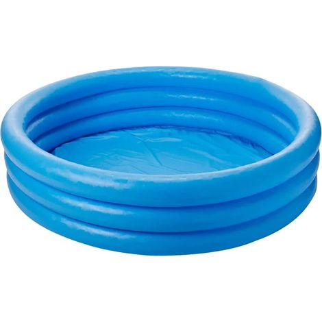 Intex – Piscinette gonflable 147 x 33 cm – 3 boudins colorés – Capacité 330 litres – Conception stable pour petits espaces extérieurs