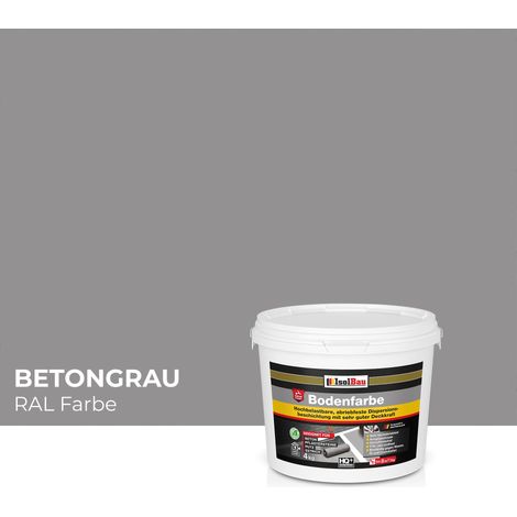 Pintura vial IsolBau para hormigón, color gris hormigón, 4 kg (1/5)