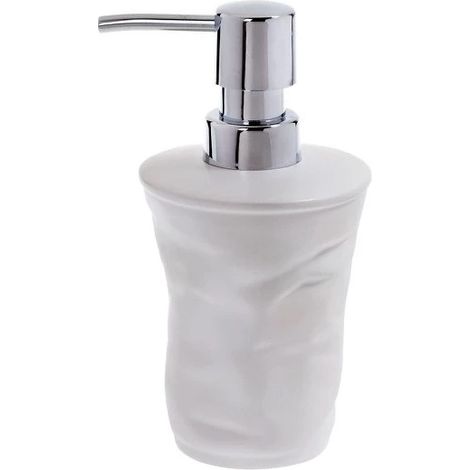 Distributeur de savon Céramique CRACK Blanc Spirella (1/2)