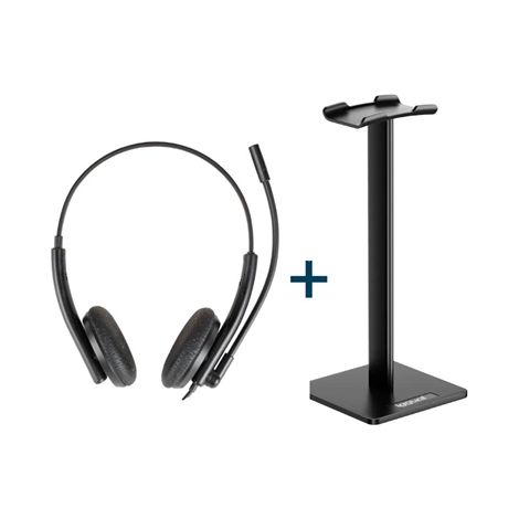 Kit iggual auriculares enc3030 + soporte sa22