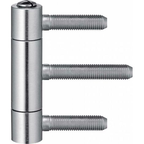 Einbohrband 3-tlg. BAKA C 1-20 WF mit Stiftsicherung, 20 mm, Stahl verzinkt