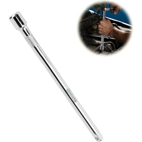 rallonge cliquet 1/2 250cm, acier au chrome vanadium, extension rallonge pour cliquet, rallonge pour clé à cliquet 1/2 (1/5)