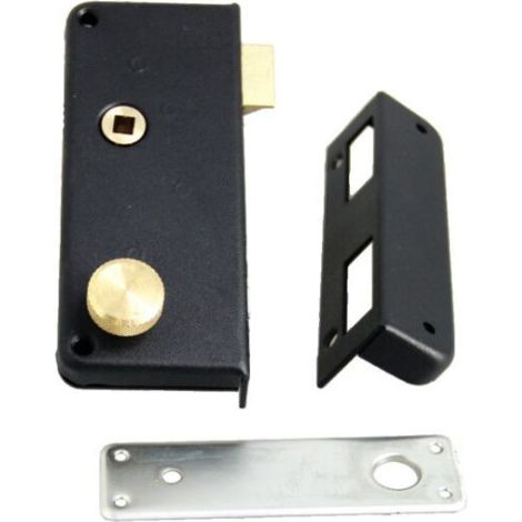 JPM – Serrure électrique verticale à fouillot bec-de-cane à condamnation droite – Acier – Entraxe 70mm – Pour portes intérieures anciennes (1/3)