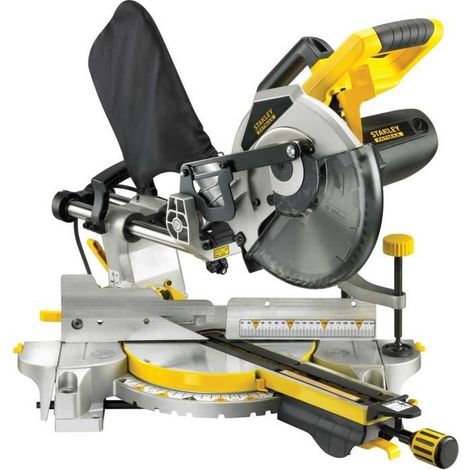 Stanley – Scie à onglets 260mm – Alimentation électrique 2200W – Profondeur de coupe 70mm – Angle d'inclinaison 45° – FME720QS (1/10)