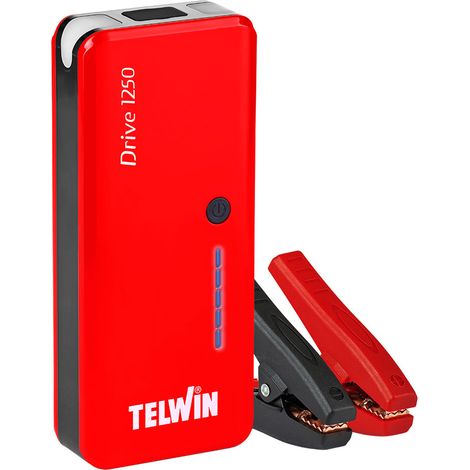 AVVIATORE 'DRIVE 1250' 12 V - capacitÃE batteria 9000 mAh  - TELWIN