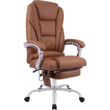 Bürostuhl Pacific mit Massagefunktion hellbraun