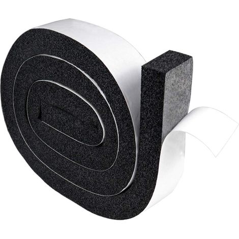 Ruban adhésif en mousse pour climatiseur de fenêtre, haute résistance, 3 cm de large x 1 cm d'épaisseur, pour une isolation climatique optimale. Rouleau de 1,9 m.