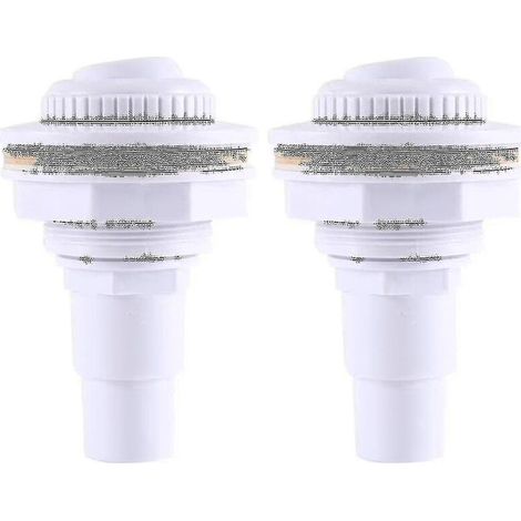 Joint de raccord de jet de retour complet pour piscine hors sol 2 pièces et adaptateur de tuyau mâle 1-1/2 pouce et écrou 3/4 pouce (1/3)