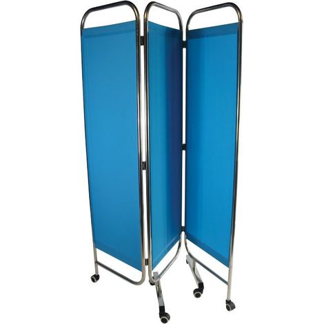 Paravent inox - Blanc - 3 volets (1/4)