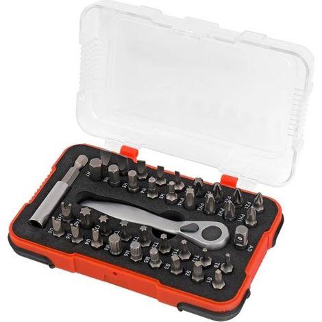 Steckschlüsselsatz 39-teiliges 1 4 Steckschlüssel-Set mit Schnappverschluss Steckschlüsselsatz für die Hosentasche kleines dünnes (1/2)