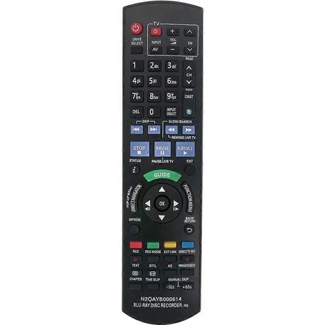 Télécommande pour Lecteur Blu-ray DMR-BWT700EB, Confortable au Toucher