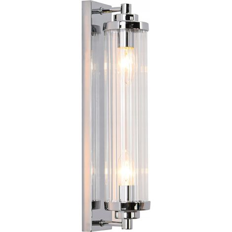 Lámpara de pared LED Light Prestige Lorenzo II incolora, 2 puntos de luz (1/5)