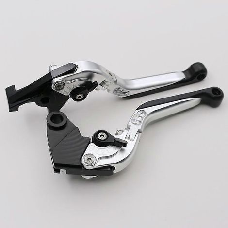 Convient aux motos Kawasaki VERSYS1000, levier de klaxon de réglage en alliage d'aluminium modifié pour frein et embrayage (argenté) (1/5)