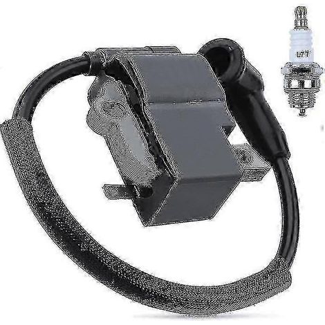 Bobine d'allumage avec bougie de rechange compatible avec les tronçonneuses Stihl MS311, MS391, MS 311, 391, 1140, 400, 1303/1140 et Yalo. (1/5)
