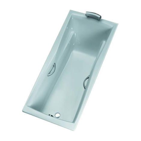 Badewanne Atlanta 180x80cm weiß (Fassungsvermögen 260 l)