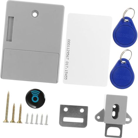 Serrure électronique RFID pour armoires et tiroirs, sans perçage (1/5)